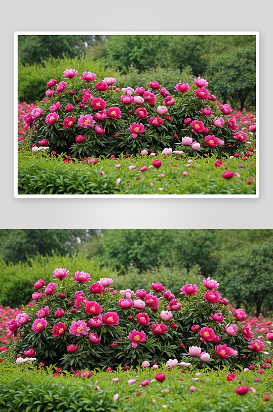植物园芍药春天花卉种植园林图片