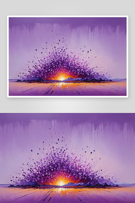 一小撮紫花地丁图片