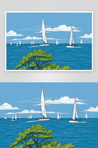 帆船比赛列斯群岛图片