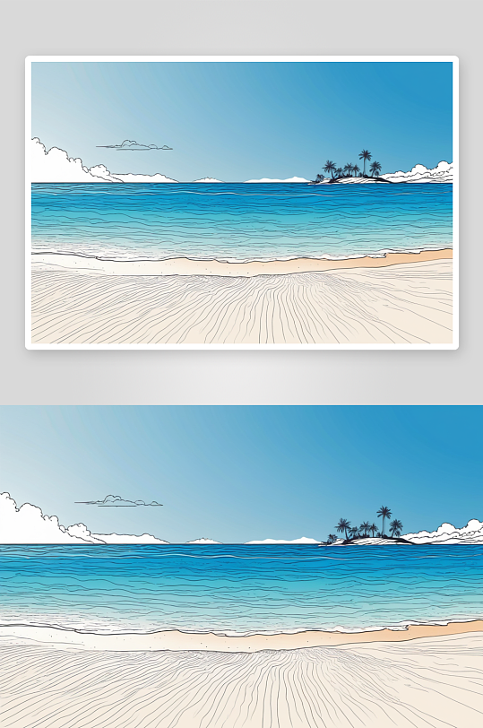 沙滩热带海景图片