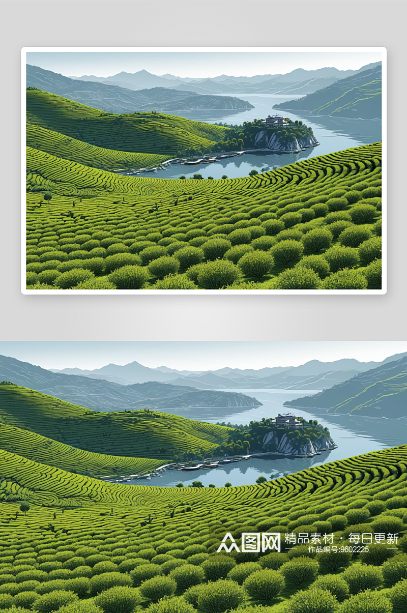 茶海之心风景如画图片素材