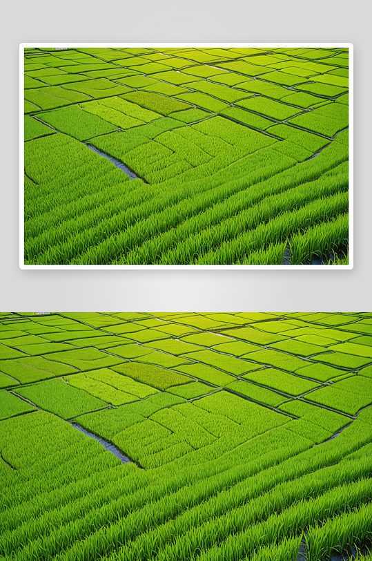 稻田郁郁葱葱绿色背景图片
