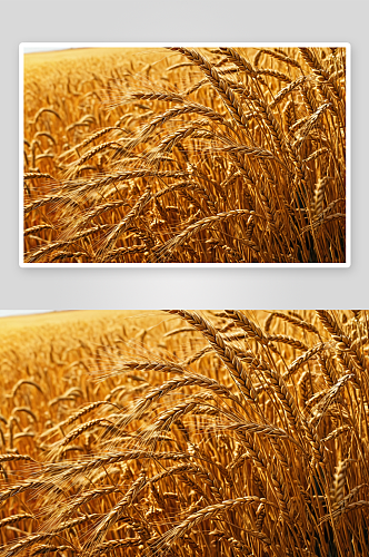 麦子成熟了特写高清图片