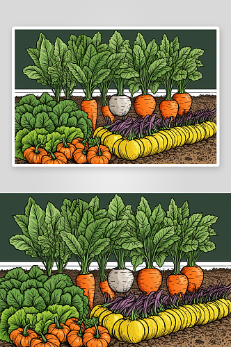 蔬菜种植特写高清图片
