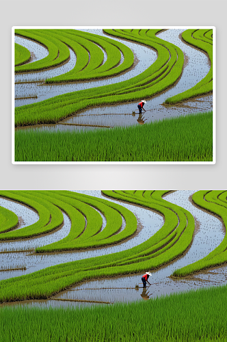土乐谷水稻种植季节图片
