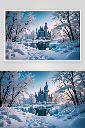 冰天雪地美丽童话世界旅游壁纸风景图片