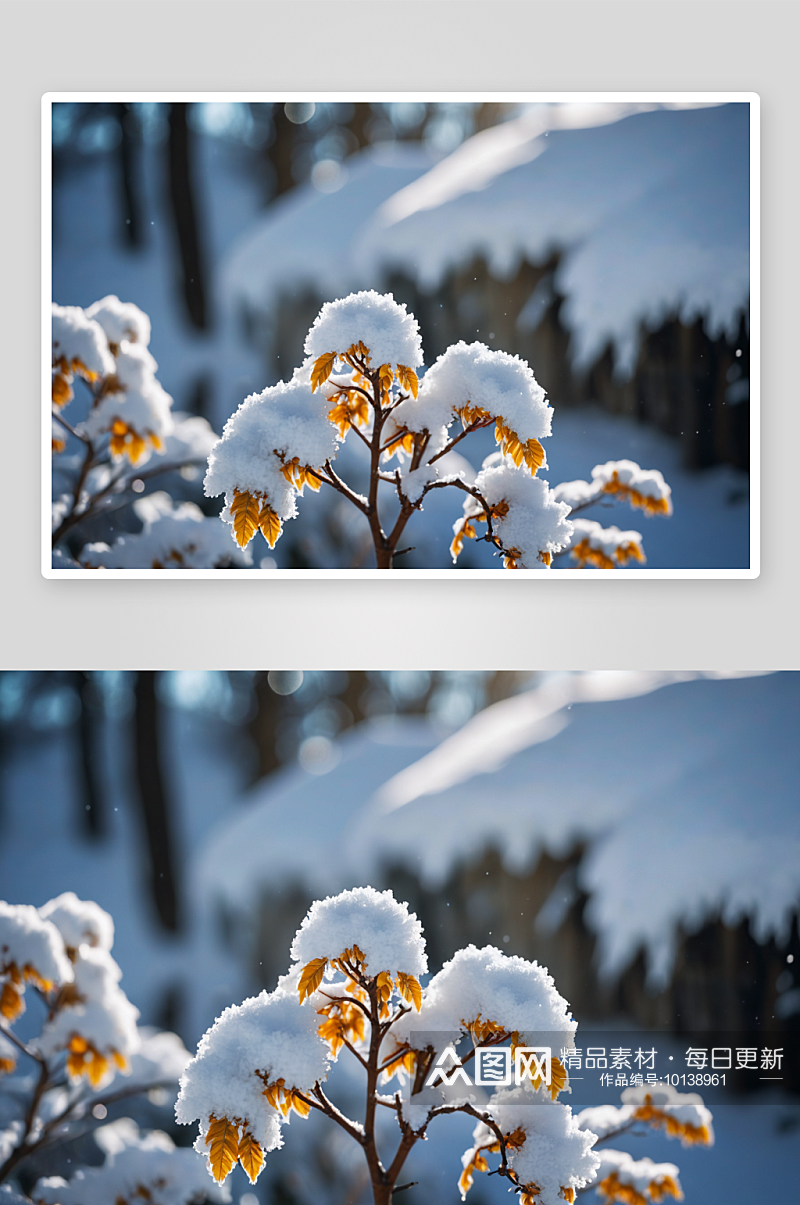 雪下雪季节节气冬天图片素材
