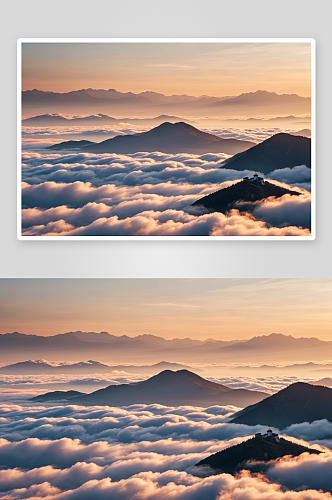 高山云海日出图片