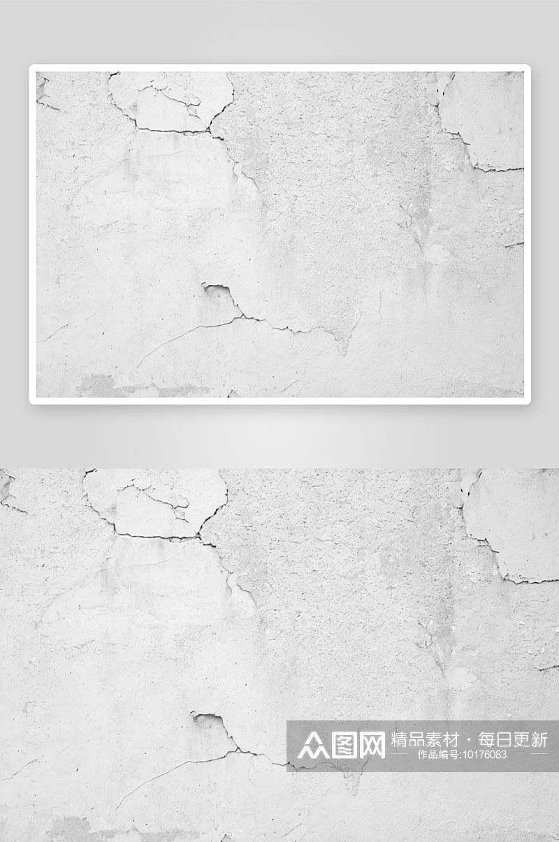 白色与旧垃圾墙混凝土纹理作为背景图片素材