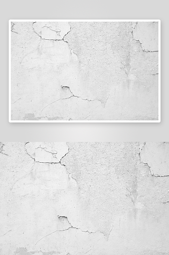 白色与旧垃圾墙混凝土纹理作为背景图片
