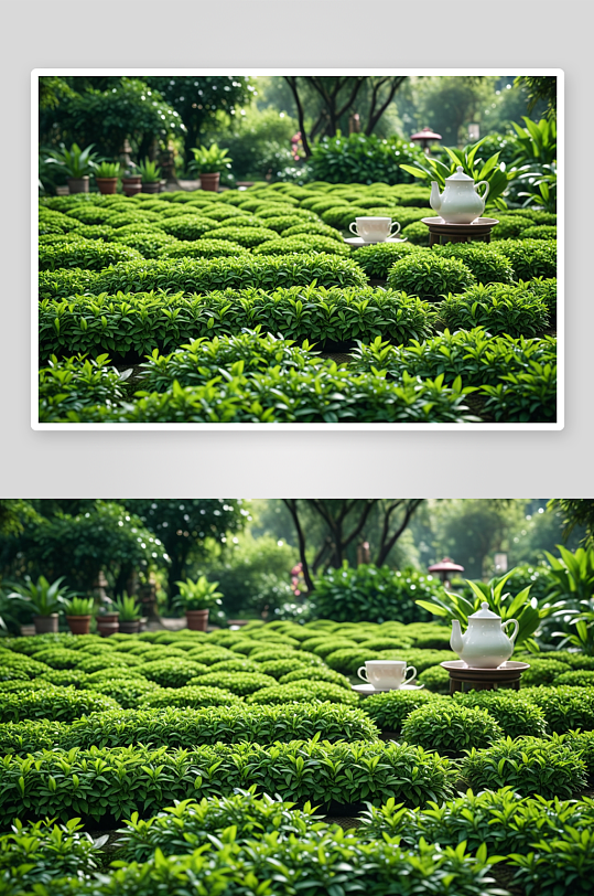 茶园绿色有机食品环境保护土特产城图片