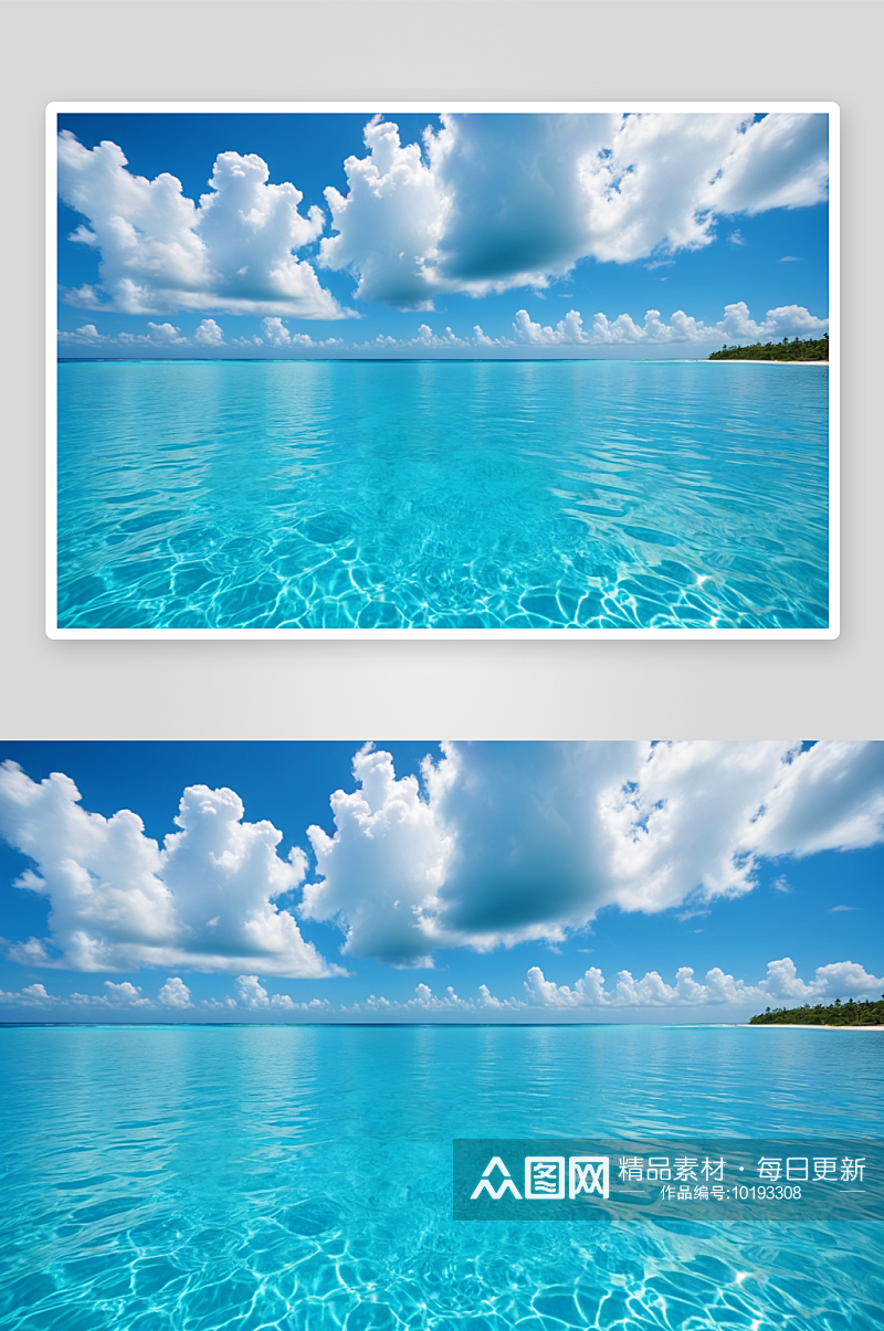 热带蓝天背景图片素材