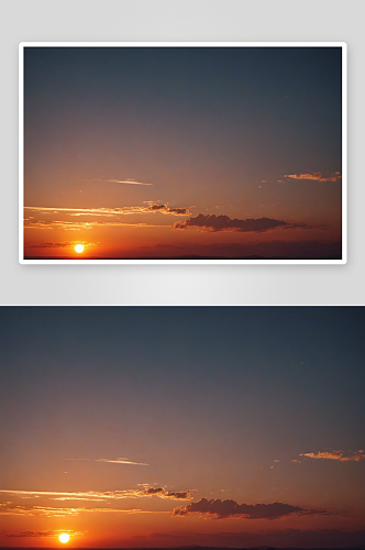 日落黄昏天气背景图片