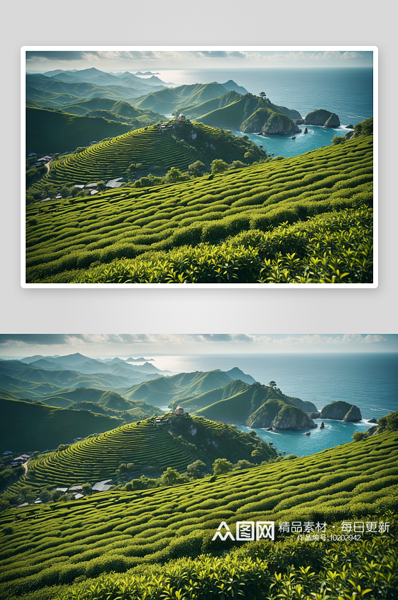 茶海心风景如画图片素材