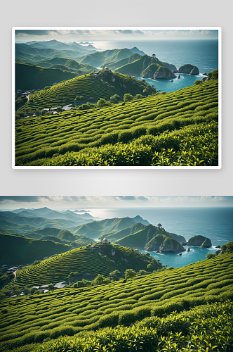 茶海心风景如画图片