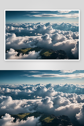 透过云层看世界图片