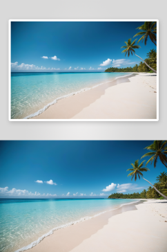 热带天堂海滩图片
