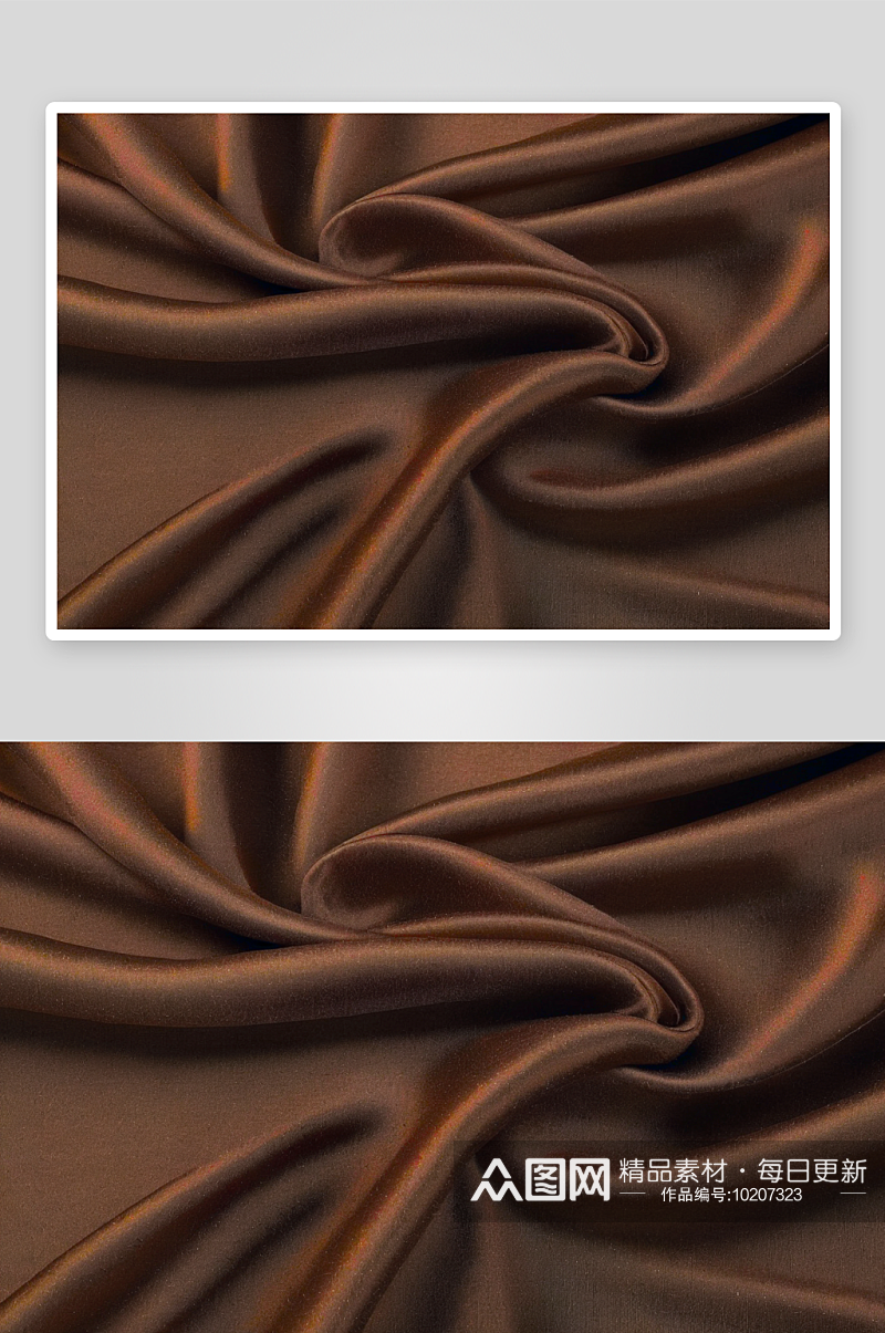 咖啡色丝绸丝滑背景素材高清底纹图片素材