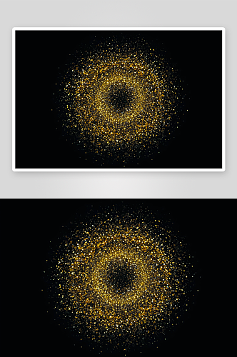金光闪闪的水花围成一个圈高清底纹图片