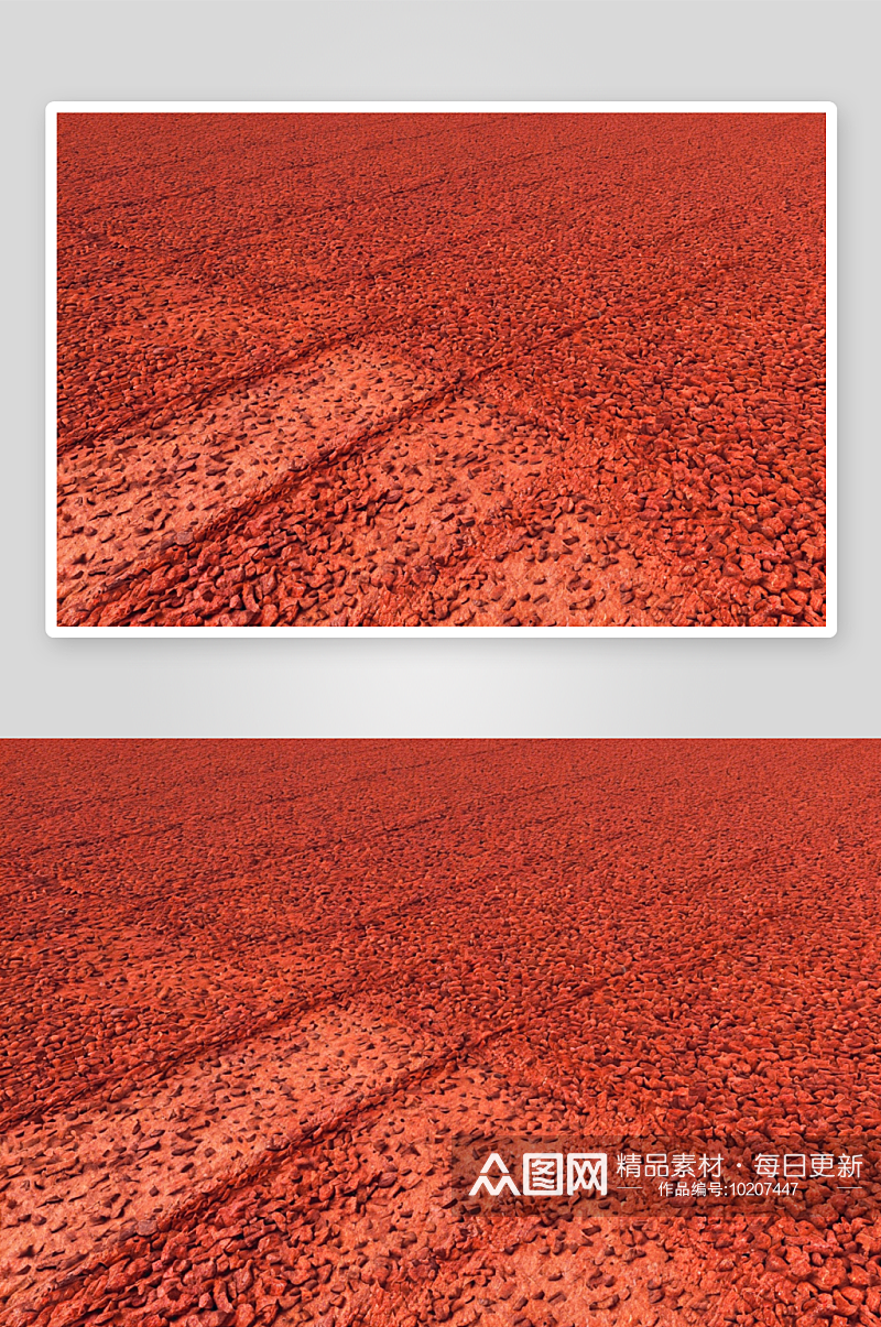 红色跑道地面纹理背景高清底纹图片素材