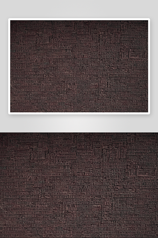 古代活字印刷术三维建模渲染图高清底纹图片