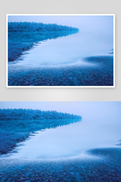 覆盖着霜和冰的湖高清底纹高清底纹图片