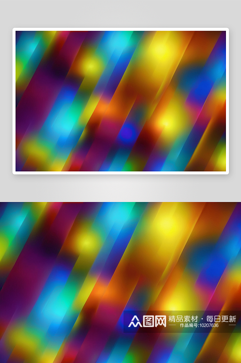 抽象中世纪几何形状多色霓虹灯方形纹理背景素材