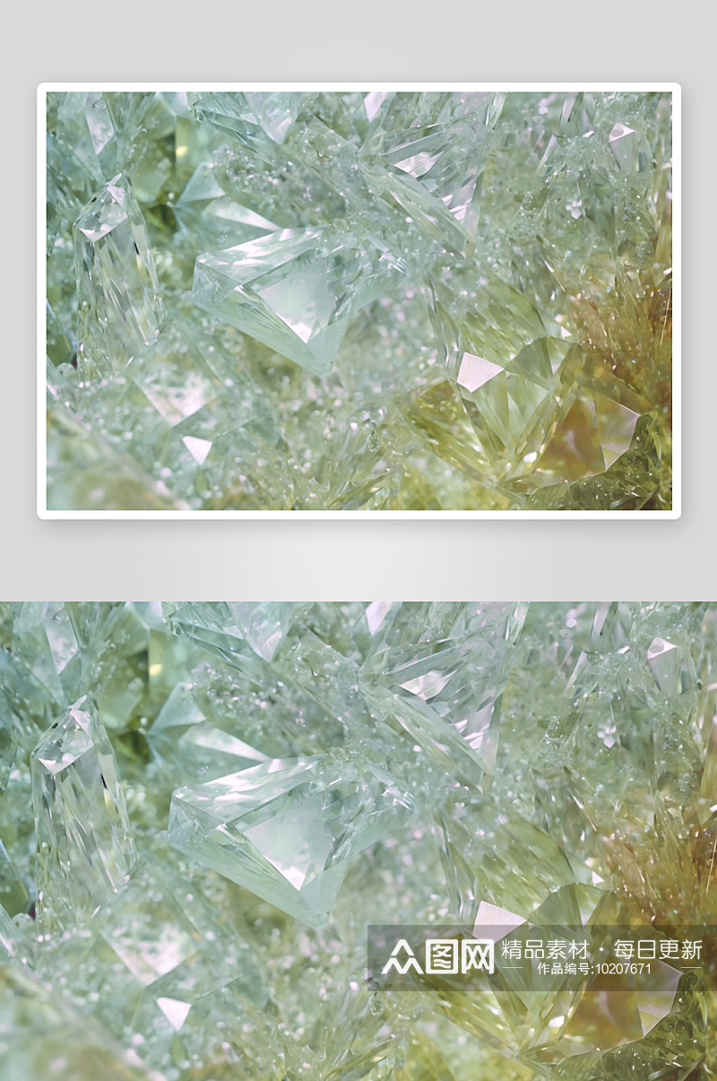 抽象绿色水晶背景设计元素高清底纹图片素材
