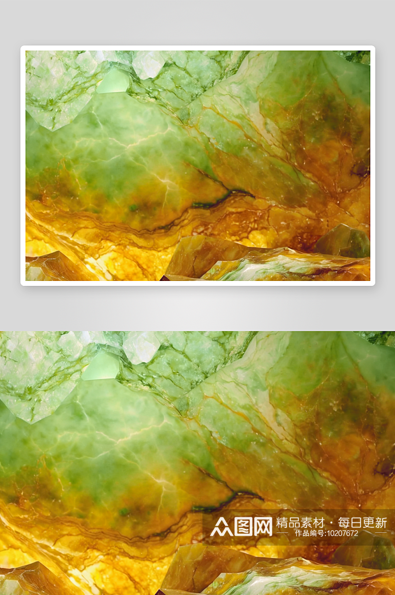 抽象绿色水晶背景大理石拍摄自然图案高清底素材