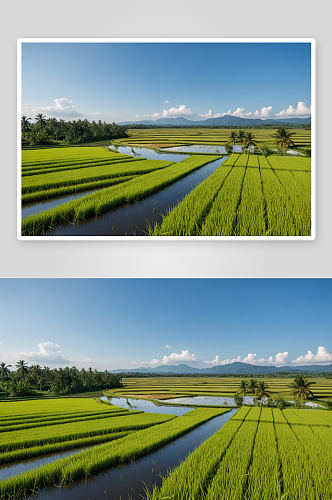 水稻丰收季特写高清高清特写图片