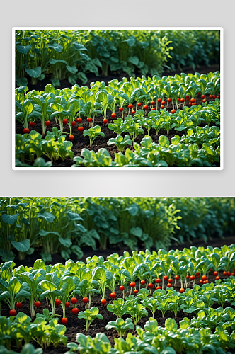 蔬菜种植特写高清高清特写图片