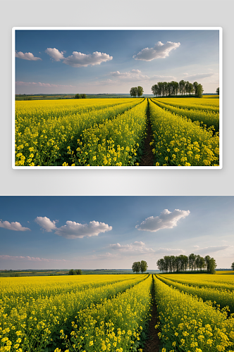 小油菜花田特写高清高清特写图片