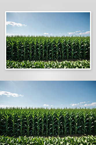 玉米种植地特写高清高清特写图片