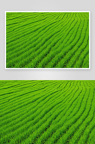 绿色稻田背景农业图片
