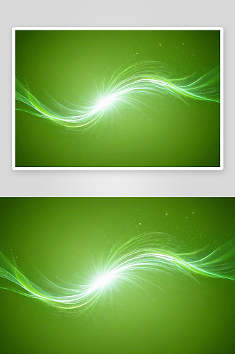 抽象背景流动光束绿色背景图片