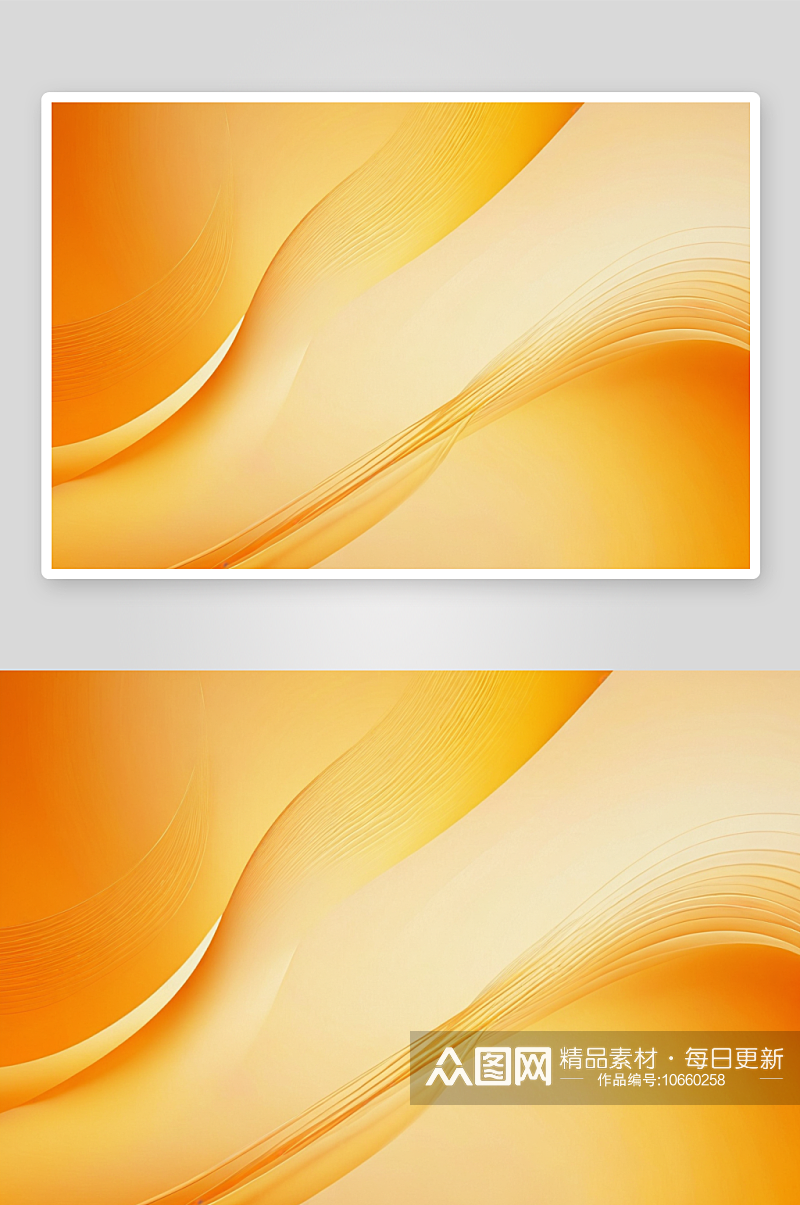橙黄色渐变曲线抽象背景图图片素材