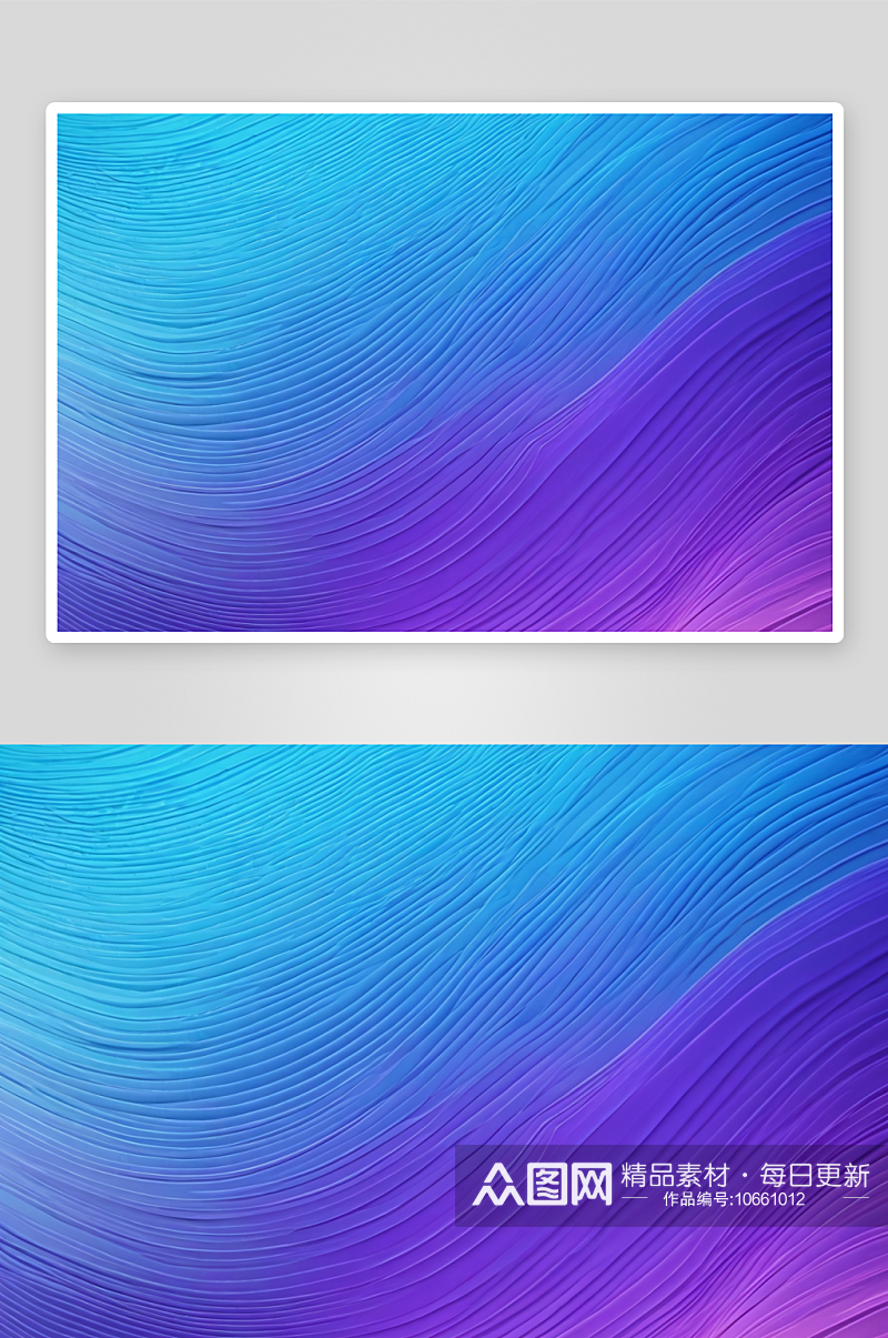 波浪形蓝色线条色彩斑斓浅蓝色紫色背景图片素材