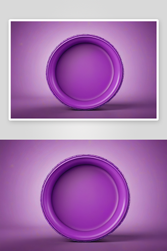 单紫色圆柱形产品背景图片