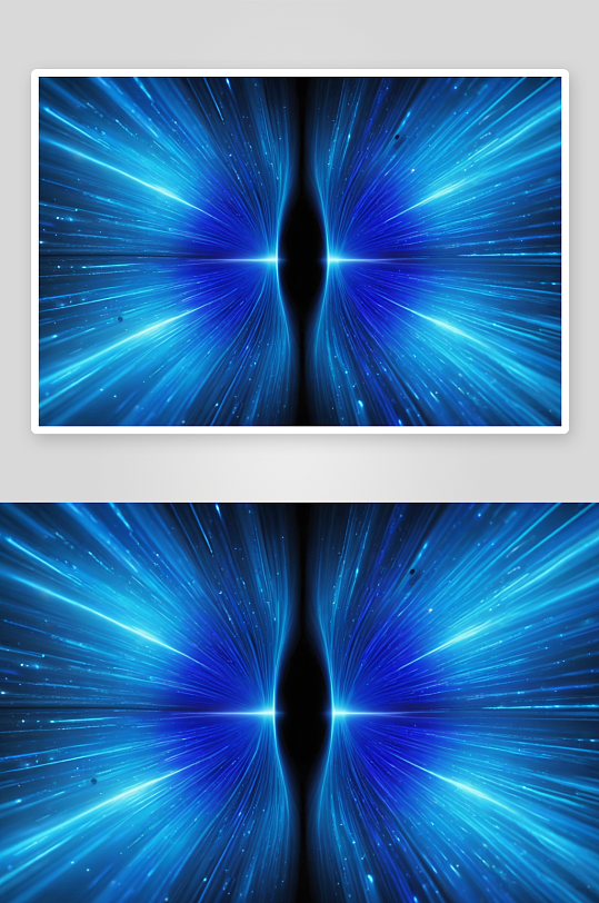 被黑洞吸引蓝光轨迹抽象背景图片