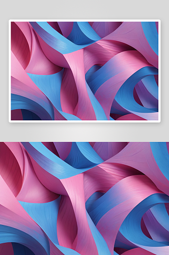 抽象正方形几何形状粉蓝色扭曲纹理背景图片
