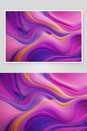 抽象液体流动彩色动态背景图片