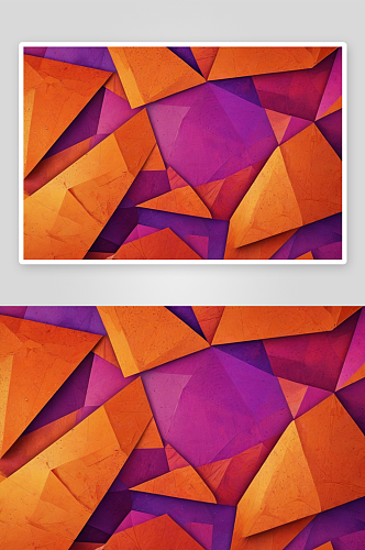 抽象纹理橙色紫色几何背景图片