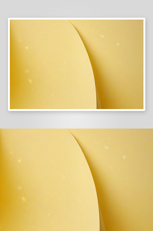 抽象弯曲淡黄色纸张背景图片