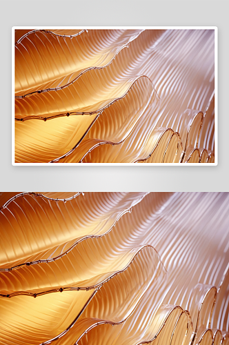 抽象透明材料波纹背景图片