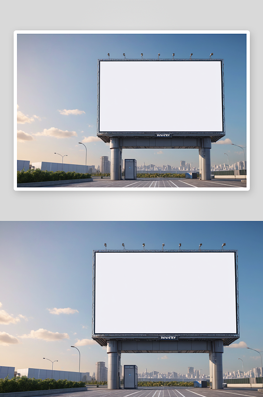 户外大型电子广告牌建筑模型准备您内容图片