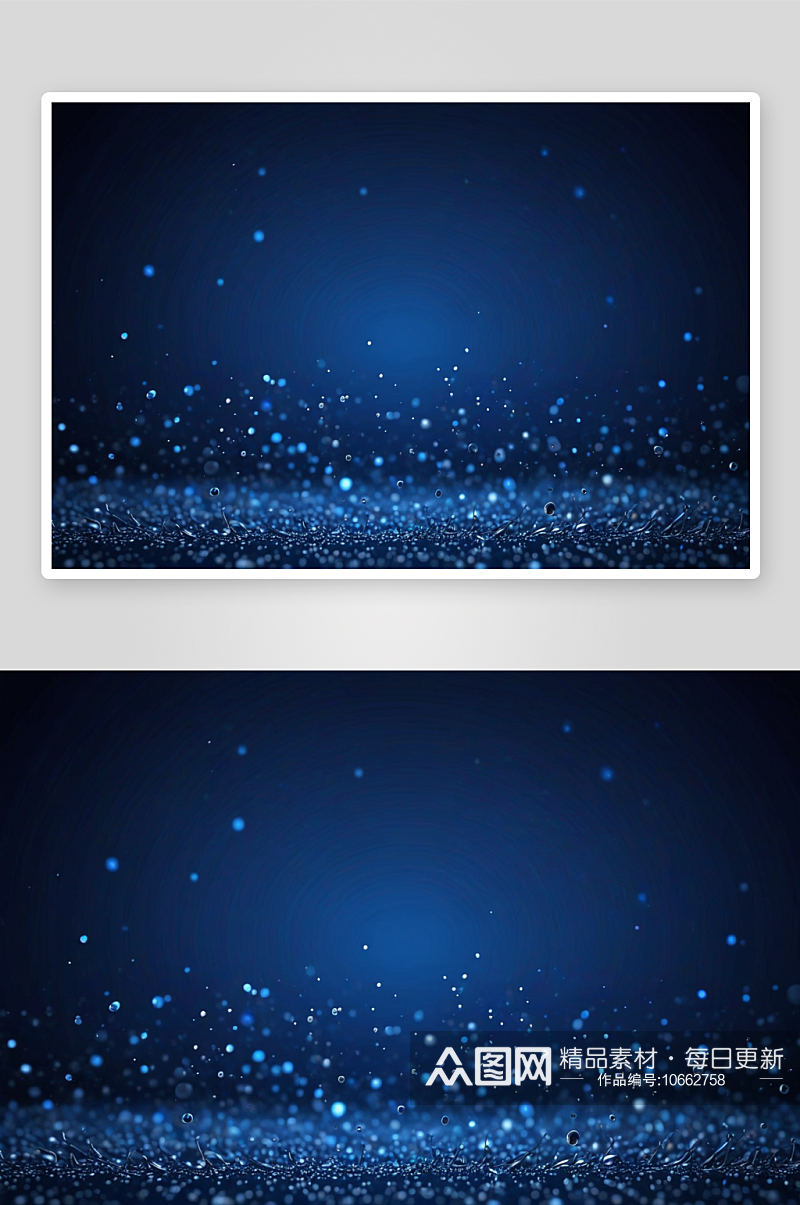 抽象粒子图案深蓝色背景图片素材