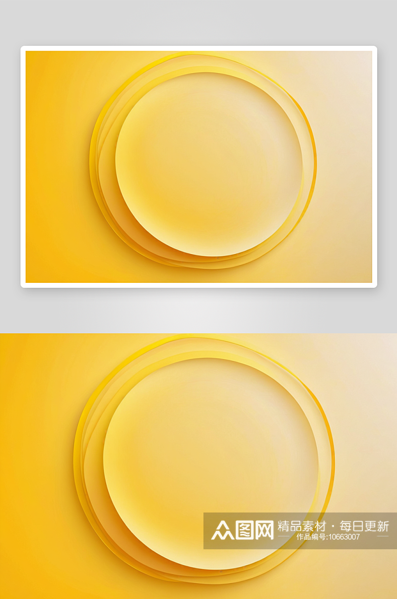 抽象渐变背景黄色圆圈图片素材