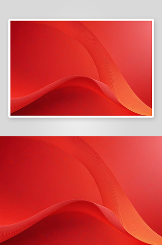抽象红色背景梯度曲线说明图片