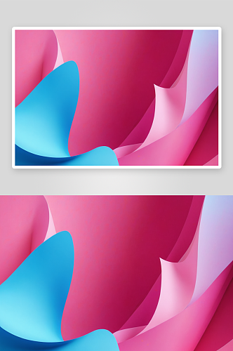 抽象分层粉红色蓝色背景图案插图图片