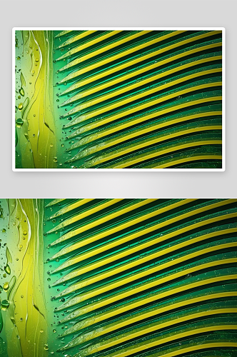 抽象分层玻璃绿色黄色背景美容图案图片